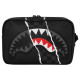 Sprayground Νεσεσέρ Center Rip Revealing Gray Check Toiletry Brick